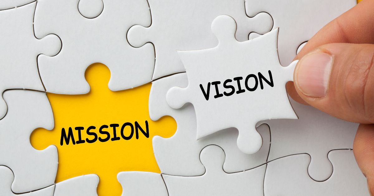 Create a realistic company mission and vision statement