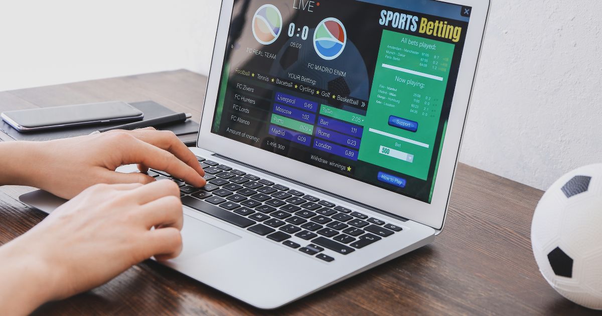 Sports betting on computer