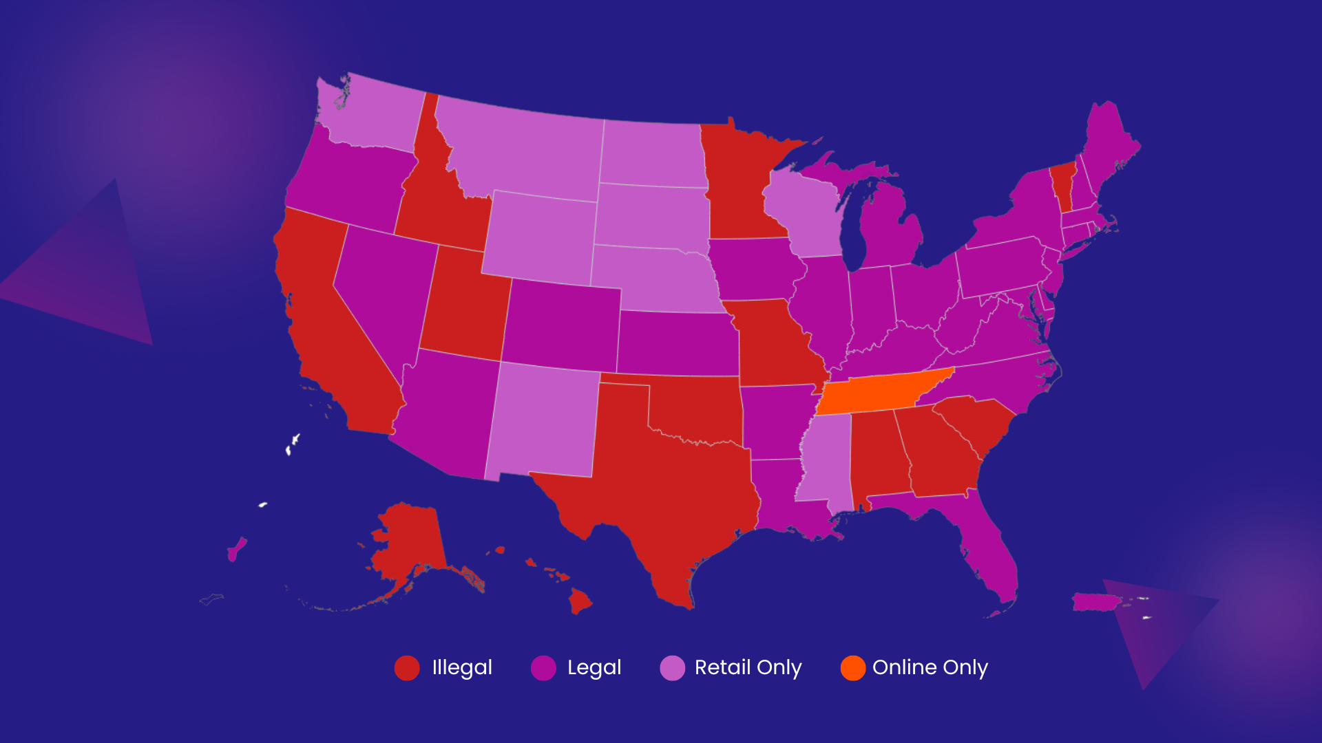 where is gambling legal in US