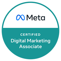 Transparent logo of Certified Meta's Digital Marketing Associate